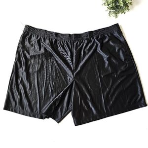 Athletech Big Mens 4XL Black Athletic Shorts NWT Drawstring Lightweight Gym